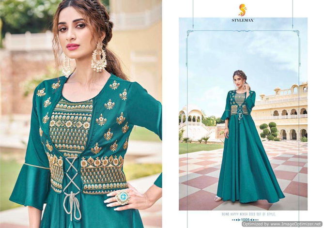 Stylemax Almirah 5 Premium Festive Wear Wholesale Gown Collection